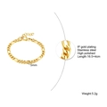 18K Gold/Figarokette