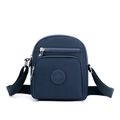 Damen Nylon Umhaengetasche Freizeit Multi-Tasche Reise Handtasche dunkelblaue Tasche - Blau