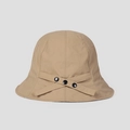 Minimalist quick-dry khaki bucket hat for women with cross-strap buckle design - M (56-58cm) / Khaki