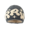 Gorro de punto suave de invierno con patrones de estrellas y diseño jacquard - Jacquard Gris y Blanco (款4【RRW】)