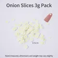 3g pack of 0.5cm miniature spring onion clay slices for DIY slime and crafts - 0.5cm Scallion Slices - Polymer Clay (3g Bag)
