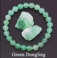 Elastic beaded bracelet crafted with Green Aventurine natural stone round beads - Green Aventurine