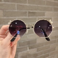 Gold Frame Gradient Purple Lens