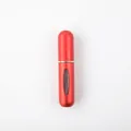 Portable 5ml refillable perfume atomizer in matte red aluminum finish with viewing window - 5ml / Matte Red