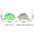 Stegosaurus dinosaur silicone mold for DIY aromatherapy gypsum and wax casting - Style 5-Gray Stegosaurus