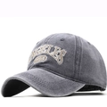 Berretto da baseball vintage grigio scuro lavato con ricamo Los Angeles 1994 - Regolabile / Grigio Lavato