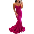 Sparkly rose red sequin fishtail evening gown with a sweetheart neckline and slim fit - US size 2 (S) / Top And Bottom / Rose Red