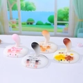 Cute Capybara resin car dashboard ornaments in four different gradient color designs - Set of Four Hooks/Decor (1257-1)