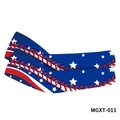 Outdoor cycling arm sleeves with American flag design and baseball stitching print - Sports Arm Sleeve Stars & Stripes(MGXT-011)
