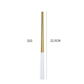 White and gold 304 stainless steel chopsticks, 22.5cm long and weighing 32g - White Gold Chopsticks