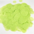 Light green round paper confetti dots for party balloons and wedding table decorations - 10g/Pack / Green