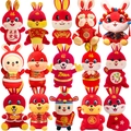Peluche mascotte dell'anno del coniglio 2023 in vari stili festivi tradizionali cinesi - 25cm / Stili di Coniglio Assortiti