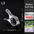 Medium 90mm stainless steel clothespin clips for drying blankets in a 24-piece pack - Medium Blanket Clips - 24 Pack