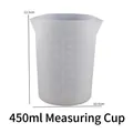 Translucent 450ml silicone measuring cup with precise scale and pointed spout design - 450ml Measuring Cup
