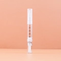 Portable 4ml transparent twist pen with fiber brush tip for foundation and nail oils - 4.6ml Graduated Brush Head