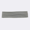 Elastic cotton gray sports headband for men and women running sweat absorption - Yellow Gray