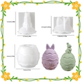Easter egg rabbit storage box resin silicone mold for DIY candle and jewelry jars - Easter Egg Storage Box 3-piece Set