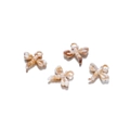 Detailed view of amber acrylic dragonfly charms with marble texture for jewelry making - Dragonfly B56