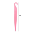 Pink plastic adjustable bread slicer tool with 22cm length for baking and cutting - Hook Type Cake Stripping Knife / Pink