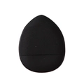Mini teardrop finger air cushion powder puff in black for precision makeup application - OPP Bag / Black