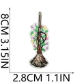 Detailed size measurement of broomstick embroidery patch with floral vine motifs - Magic Broom
