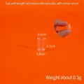 Miniature 1:12 dollhouse transparent acrylic cup model with 1.1cm height - 13# Miniature Beer Mug