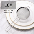 Colador de malla fina de acero inoxidable 10# con mango largo de 23,5x9,8 cm - Colador de 10cm