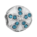 Blue Gemstone Five Petal Flower Style (2)