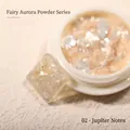 Polvo de ópalo color oro champán de 0,2g para decoración de uñas con efecto cristal de hielo - N.º 02/Aproximadamente 0,2 g / Naranja Claro
