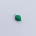 Green magnetic heart clasp for necklaces and bracelets DIY jewelry making accessory - Sphere / Green