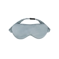 Light blue 22 momme mulberry silk eye mask with elastic headband and silk label - Mint Green