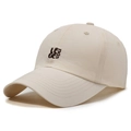 Beige breathable quick-dry baseball cap featuring brown 3D LEGE nds embroidery - Adjustable / Khaki