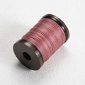 Deep pink 0.4mm round waxed thread on brown spool for DIY leather sewing and crafting - 0.4mm/110m / #12 Dusty Rose