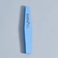 Blue double-sided 100/180 grit washable and disinfectable sponge nail file - Blue
