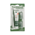 70g beef flavor pet dental care kit with toothbrush and clear finger brushes - 93351.01 Beef Flavor Toothpaste Set