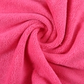 Pink microfiber car wash towel 60x160cm with thick absorbent coral velvet texture - Deep Pink