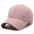 Casquette de baseball rose avec logo FARD brodé sur un tissu en maille respirant structuré - Réglable / Rose