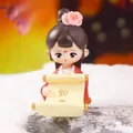 Miniature Yang Yuhuan figurine in red hanfu with Ruyi scroll for desktop decoration - Yang Yuhuan Phone Stand