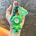 Cool green astronaut keychain featuring LED ambient light and trendy Play Cool charm - Astronaut Atmosphere Light Pendant / Green