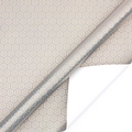 Gray gift wrapping paper with rose gold hexagonal pattern and metallic finish - Silver Rose Gold Hexagon