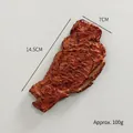 Kunstmatig gebakken biefstukmodel 14,5x7cm voor restaurantdecoratie en rekwisieten - Gebakken Biefstuk - Koelkastmagneet