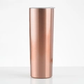 Gobelet isotherme 20oz or rose avec couvercle transparent et finition acier inoxydable - 20oz / Or Rose Nacré