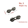 Detailed view of vajra bell charm dimensions 20x11mm with 3mm hole for jewelry making - 3# Double Vajra