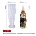 Bald eagle and autumn leaves silicone mold for DIY candles and soap making with floral relief - GJ-200