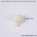 Λευκό τεχνητό σοκολατάκι 2cm ημισφαιρικό για DIY διακόσμηση γλυκών και τούρτας - Ζαχαρί