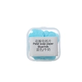 Portable blue petal soap sheets with milk scent in a compact travel case - Blue Milk [Small Box]