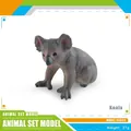Statuetta realistica di koala grigio con texture dettagliata per modelli da scrivania - Koala (27g)