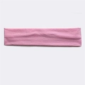 Breathable pink cotton sports headband for running and fitness for men and women - Deep Pink