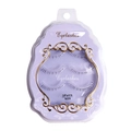 Natural 3-pair transparent band eyelashes set in N09 style with purple packaging - Lower Lashes Style N09(磨尖下睫毛3Pairs-N09)