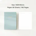 Light blue A6 mini pocket notebook with gold NOTES text and lined pages 100x145mm - Light Blue